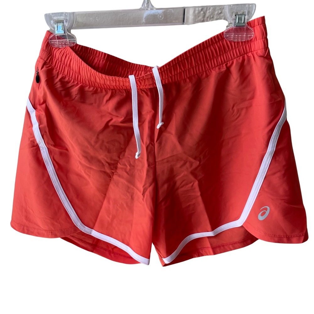 Asics WOMEN'S 4IN PR LYTE SHORT 2.0 orange white size S